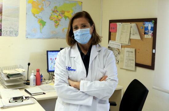 Dr. Magda Campins, who carried out contact tracing of HIV/AIDS patients at Vall d'Hebron in the 80s (by Laura Fíguls)